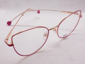 montura agatada dorada borde colores