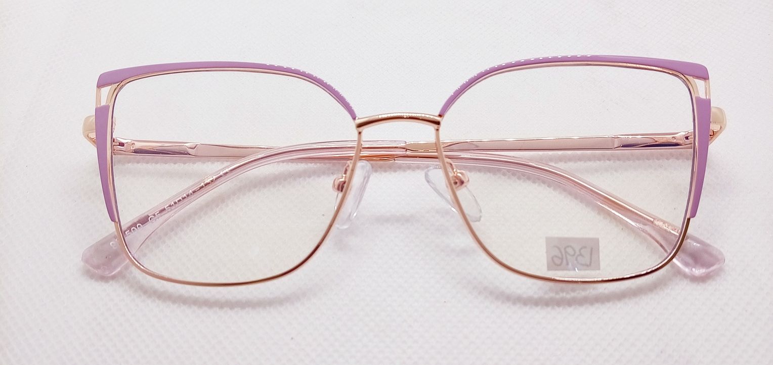 montura mujer agatada metálica doradavioleta montura mujer agatada metálica doradavioleta