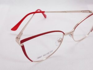 montura agatada roja & dorada