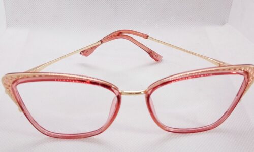 montura metalica mujer tr90 rosada