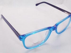 montura infantil en acetato color azul