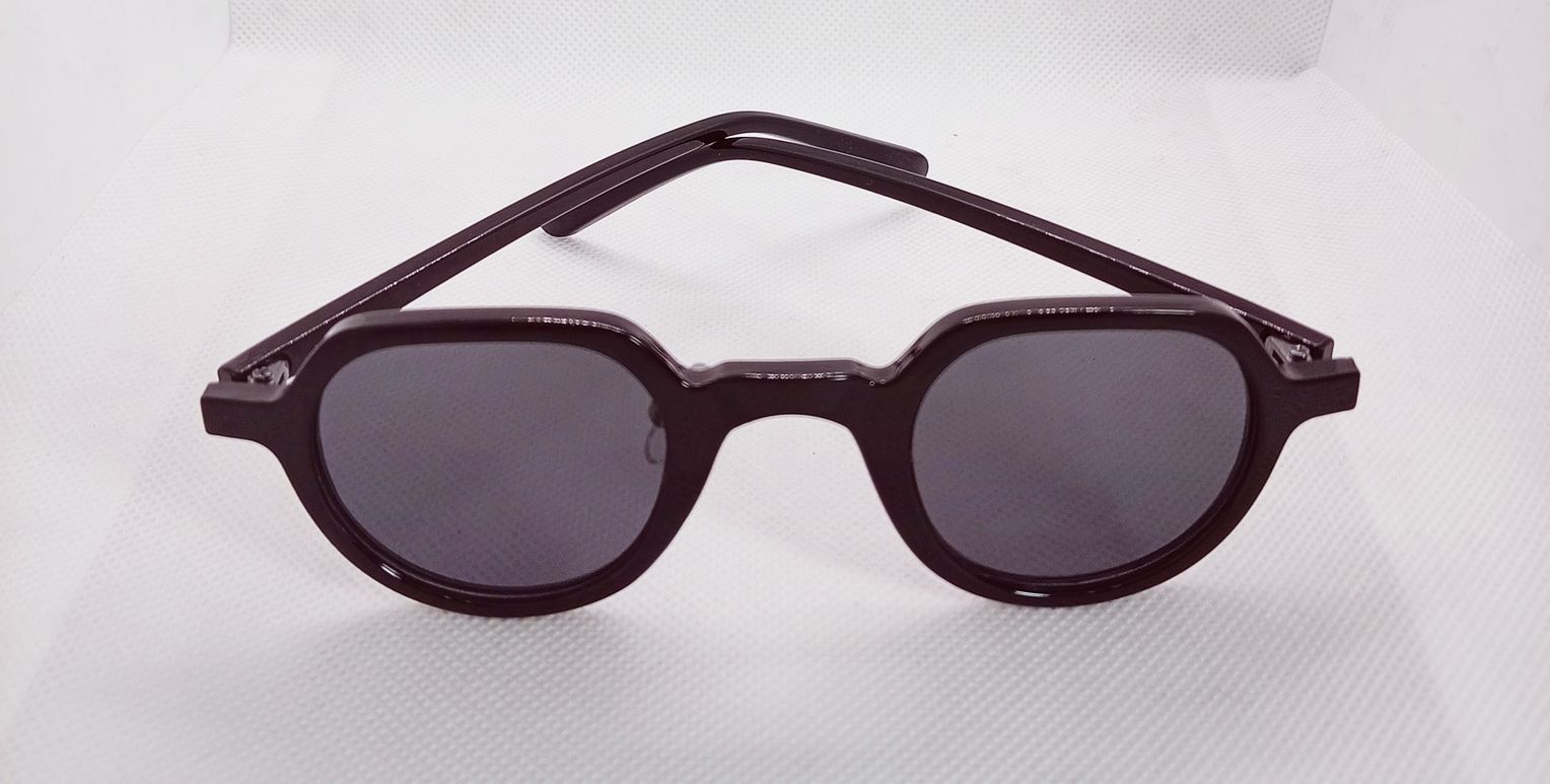 gafas de sol unisex retro ovaladas negra gafas de sol unisex retro ovaladas negra