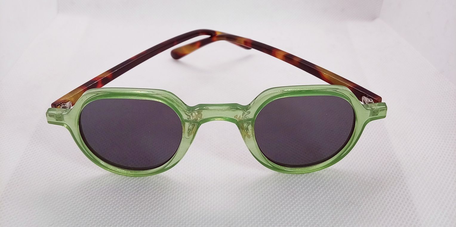 gafas de sol unisex retro ovaladas verde gafas de sol unisex retro ovaladas verde
