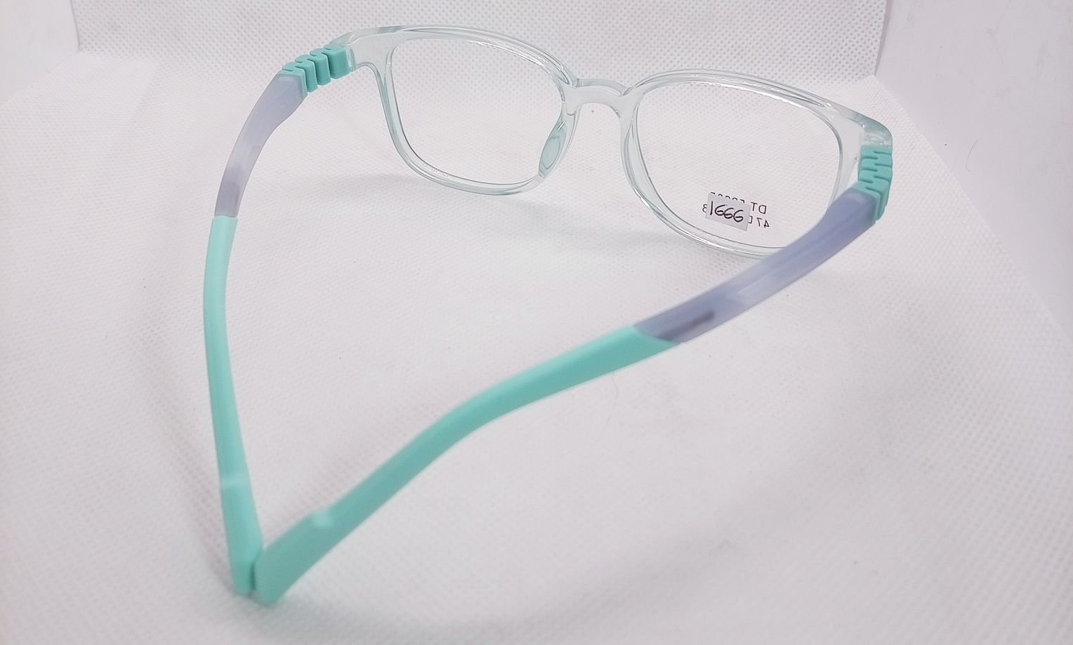 montura infantil transparente verde niño montura infantil transparente verde niño