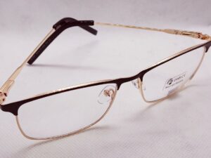 montura metálica hombre rectangular