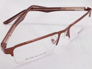 monturas metálicas al aire hombres café gris